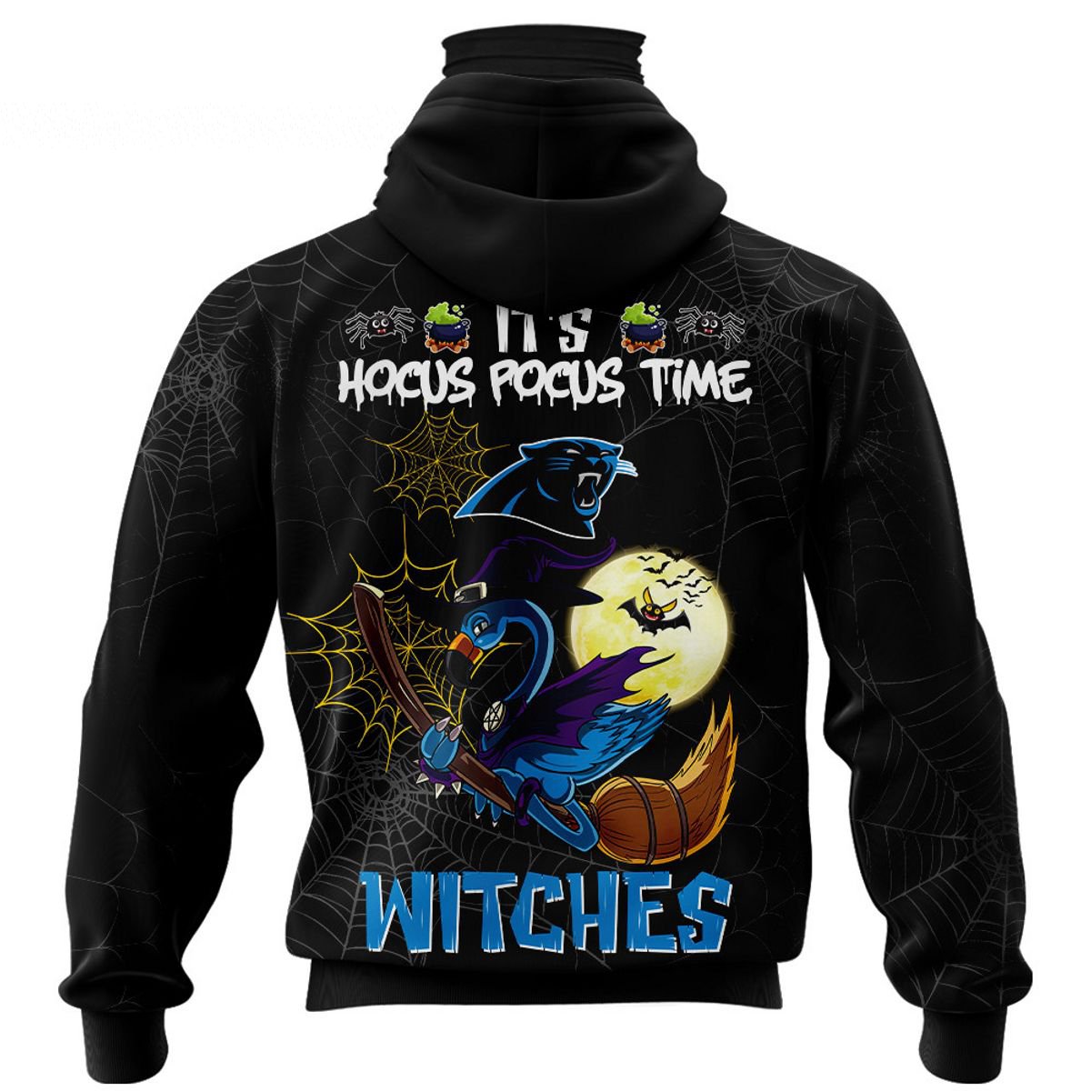 CAROLINA PANTHERS 3D HOODIE HALLOWEEN002