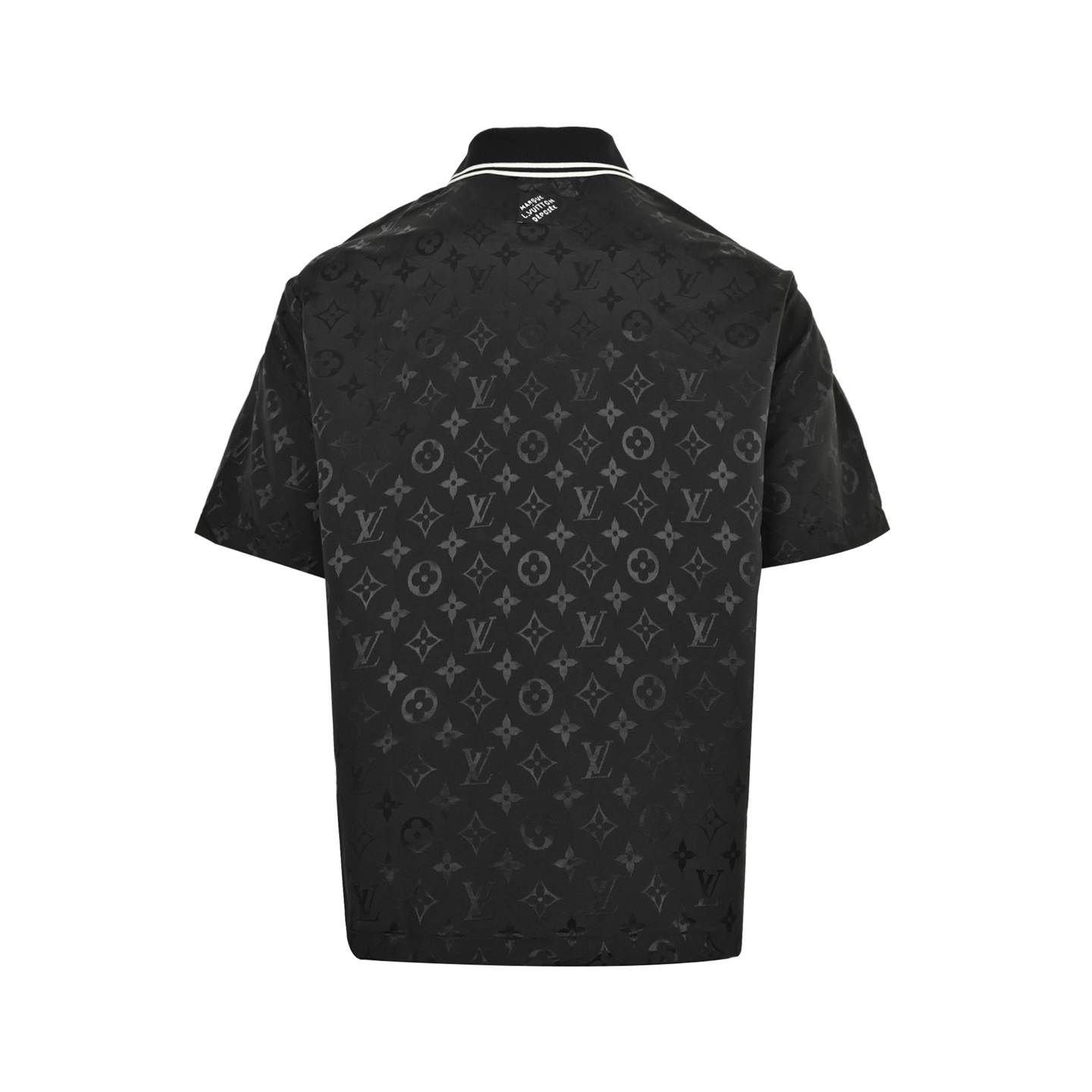 Louis Vuitton 25ss monogram ripple jacquard suit short-sleeved shirt