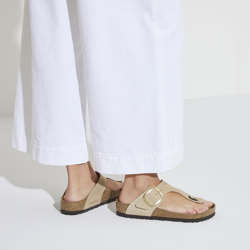 Gizeh Big Buckle Nubuck Leather B-23831