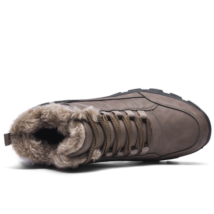 Men's Winter Plus Velvet Outdoor Anti-Ski Boots