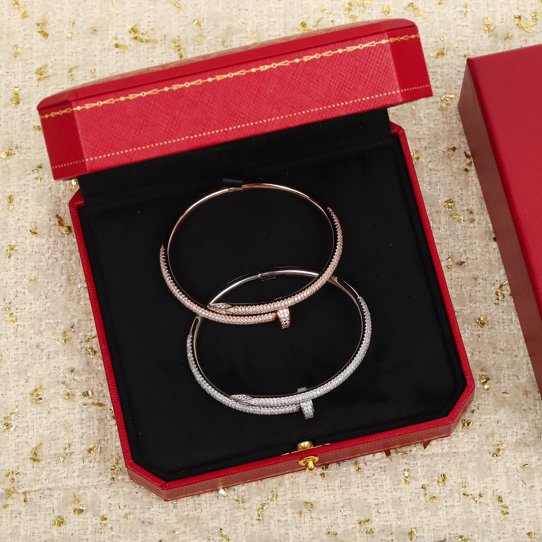 Cartier full diamond nail bracelet