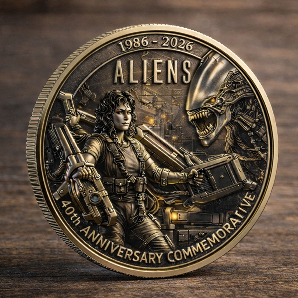 Alien 2 40th anniversary commemorative coin