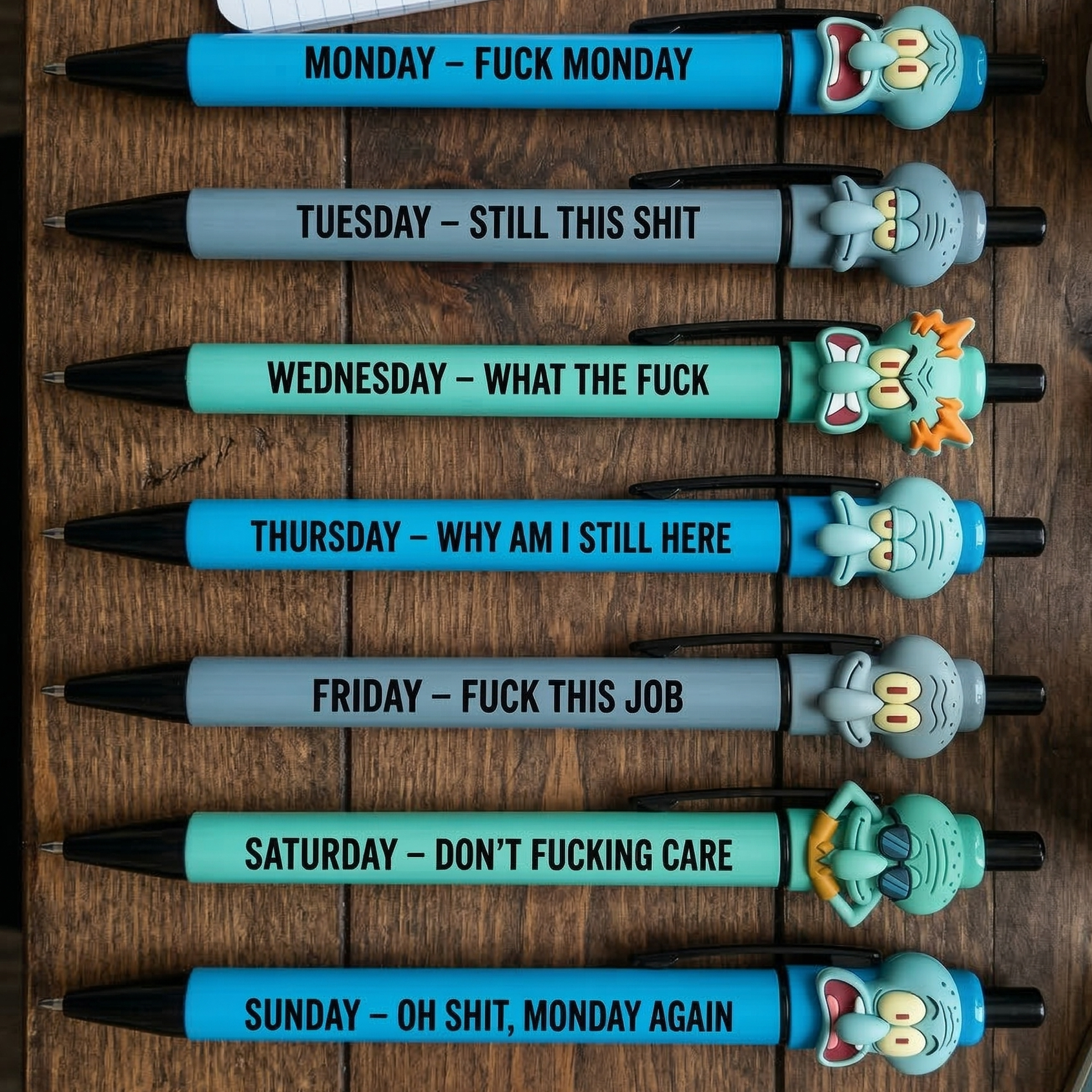 Squidward “Fuck This Week” Pen Set