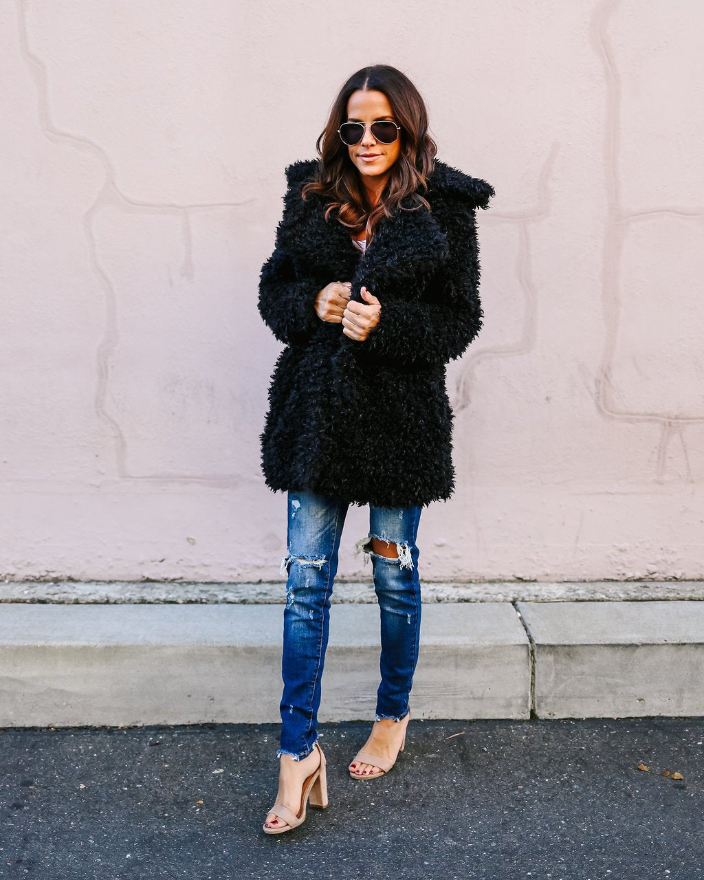 Faux Fur Coat for Women - European and American Style