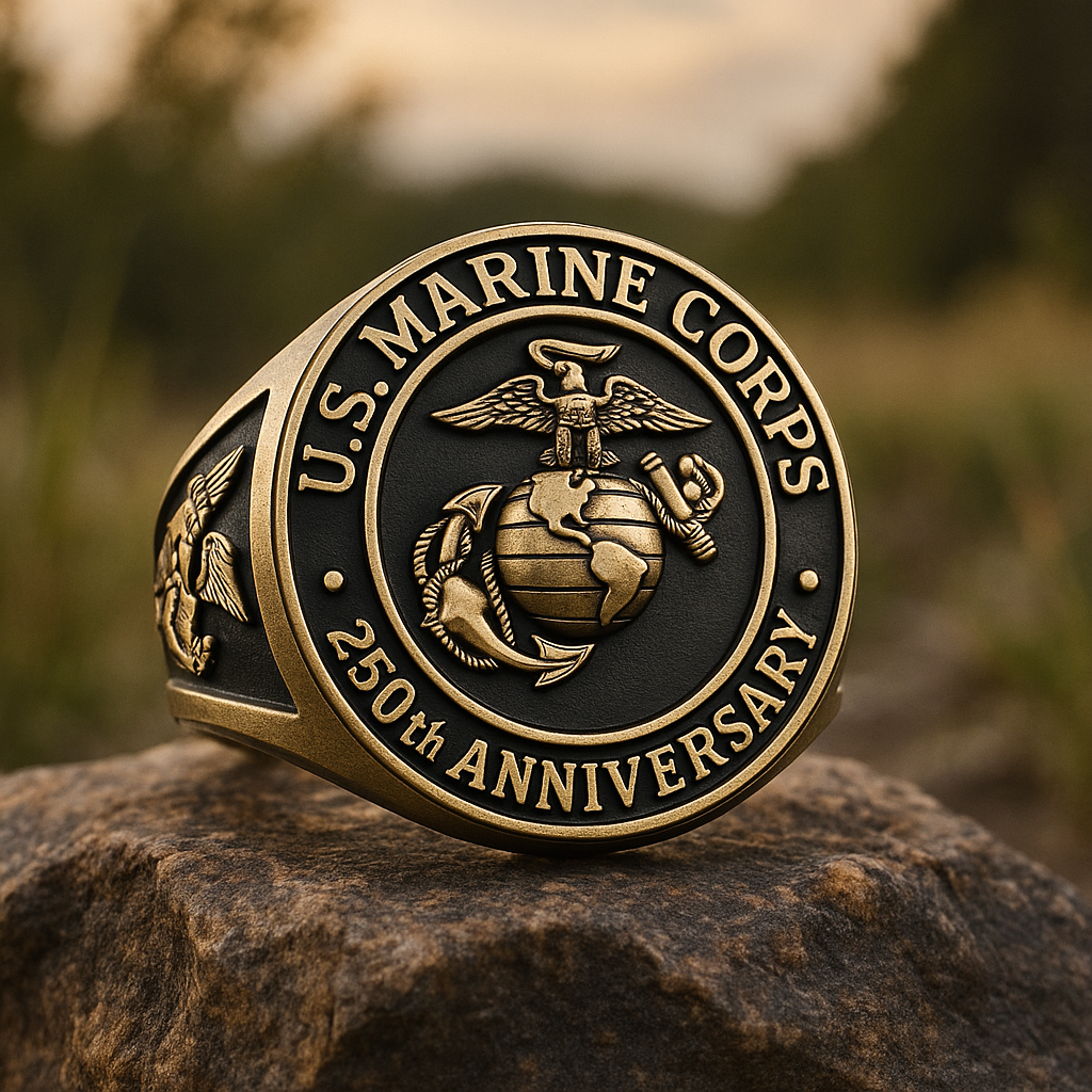 U.S. Marine Corps 250th Anniversary Ring