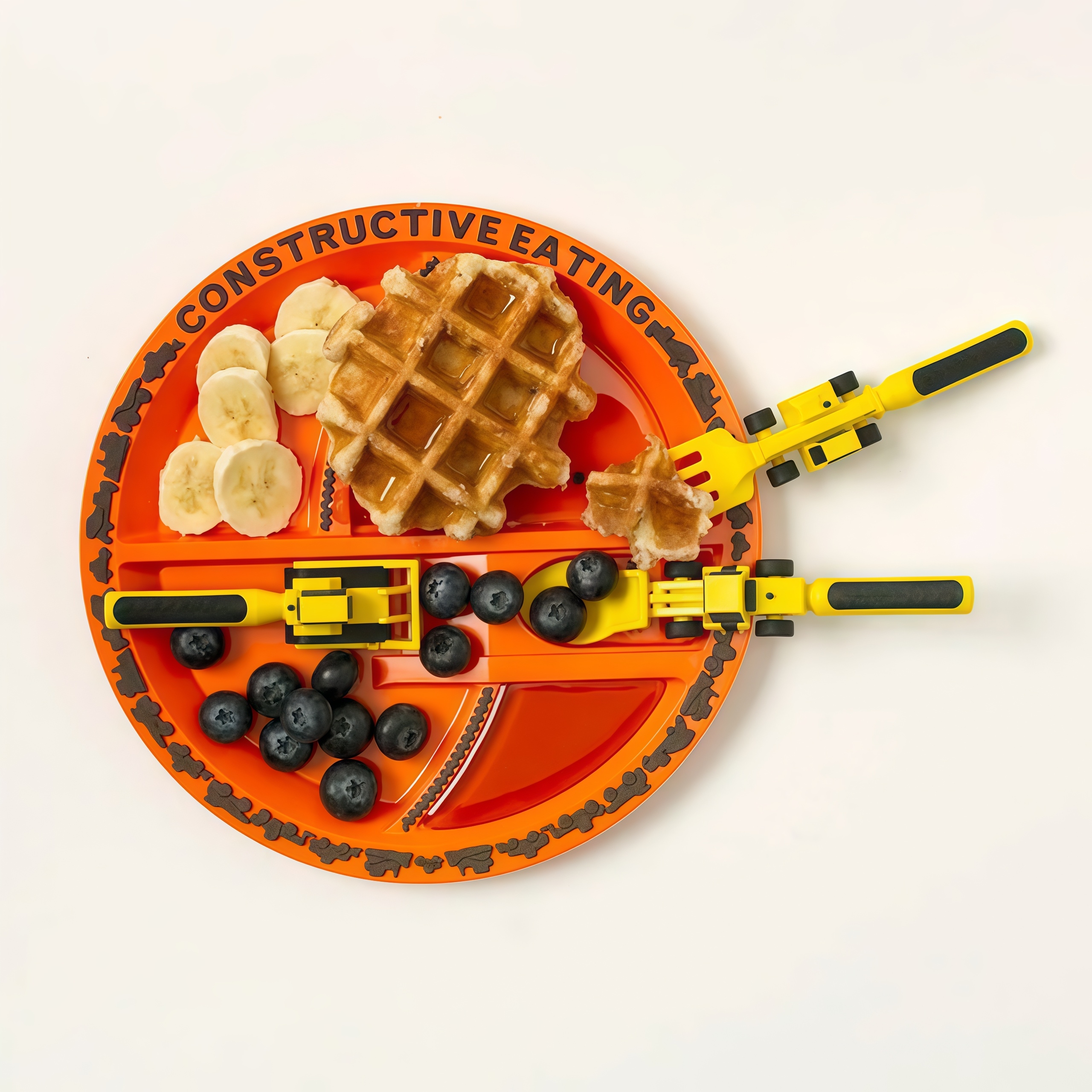 Construction Vehicle Tableware Set