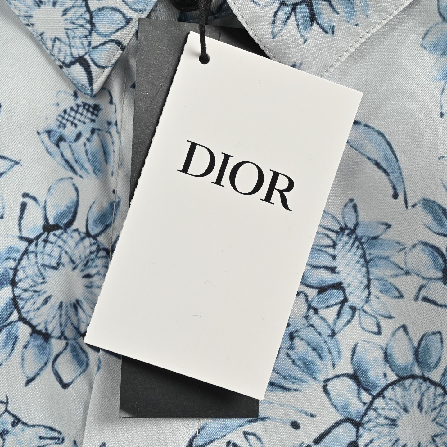 Dior 25ss floral and animal print short-sleeved shirt