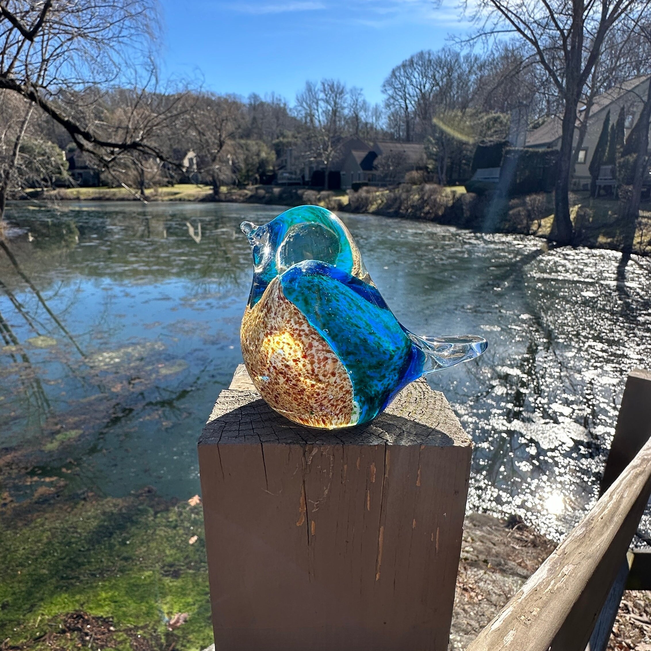 👍Last Day Promotion 60% OFF💖Hand Blown Glass - Bluebird of Happiness