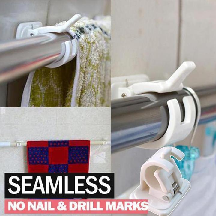 Nail-free Adjustable Rod Bracket Holders-Buy 3 or more and get a 20% discount