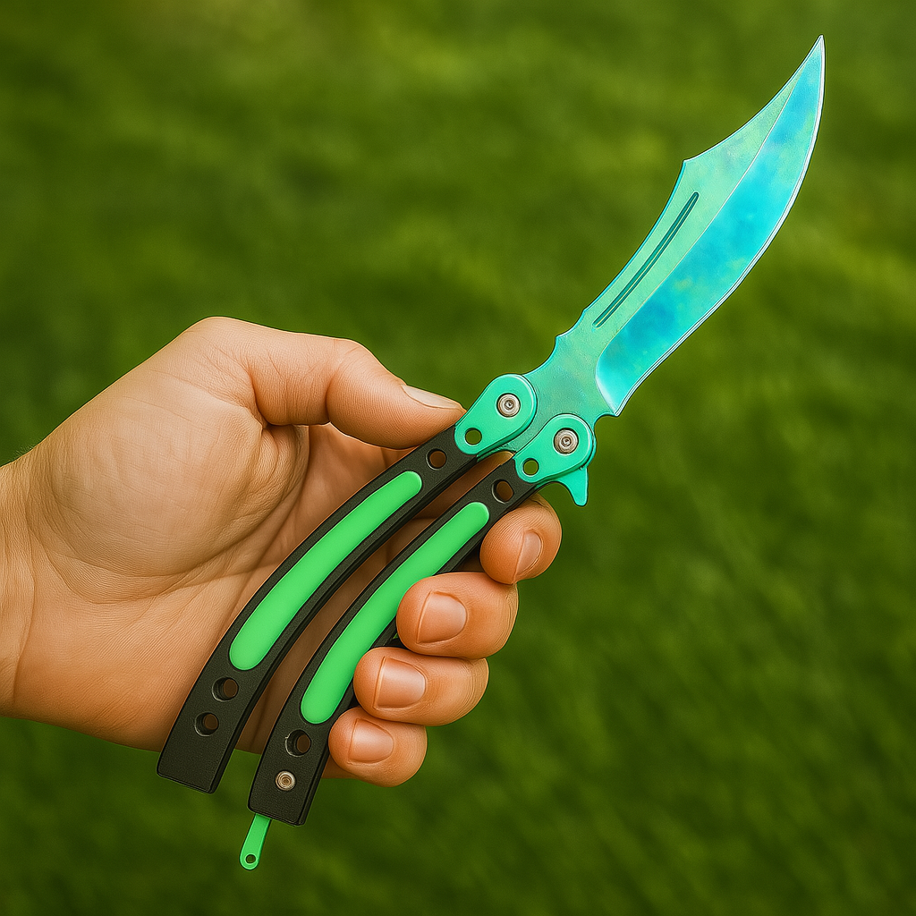 Doppler Butterfly Karambit Set
