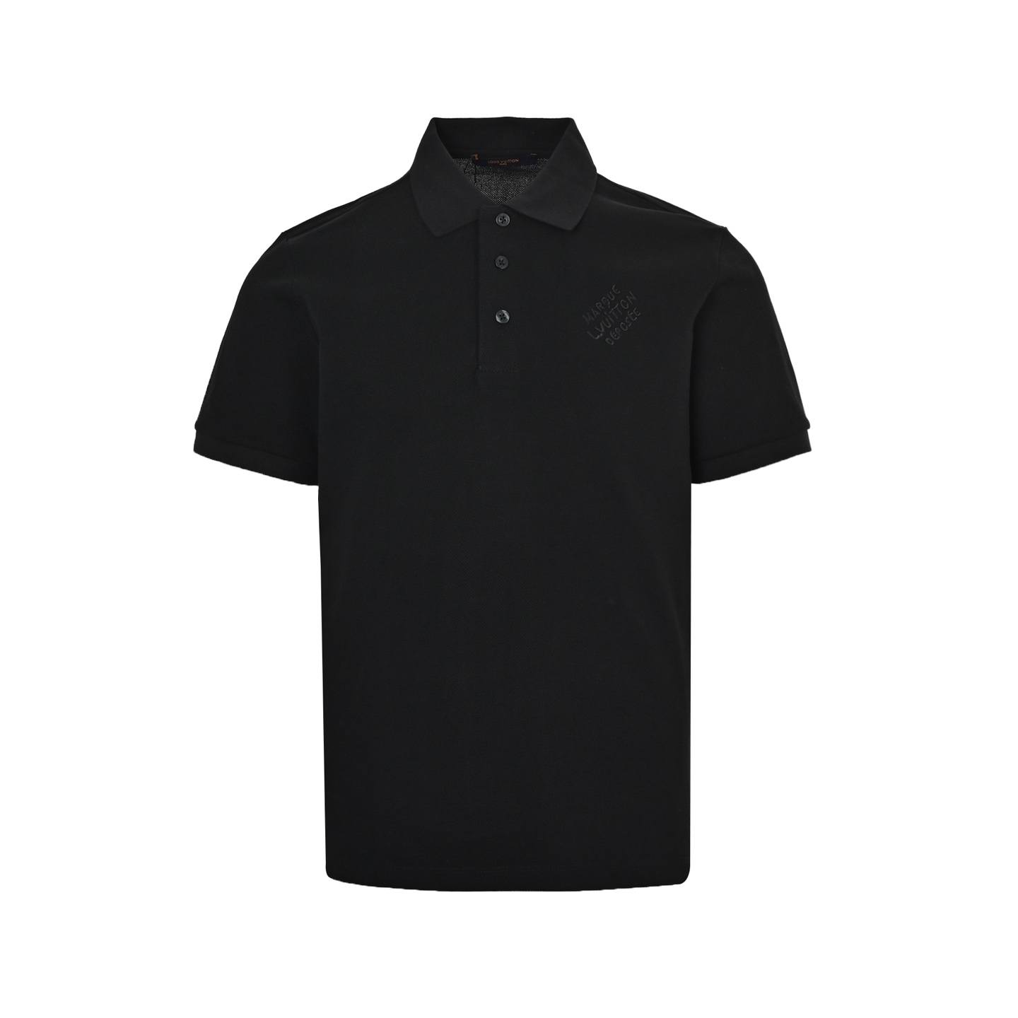Louis Vuitton 25ss signature embroidered Polo short sleeve