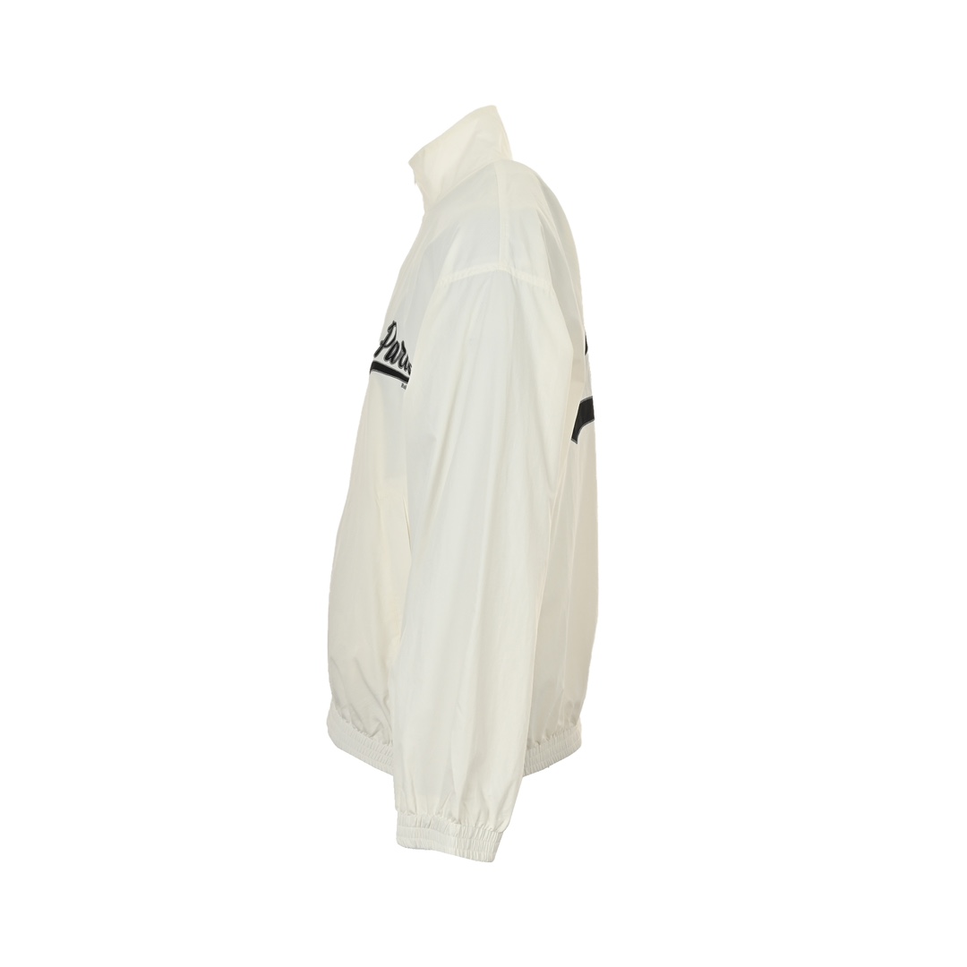 Balenciaga 24Fw waterproof windbreaker jacket with monogram appliqués