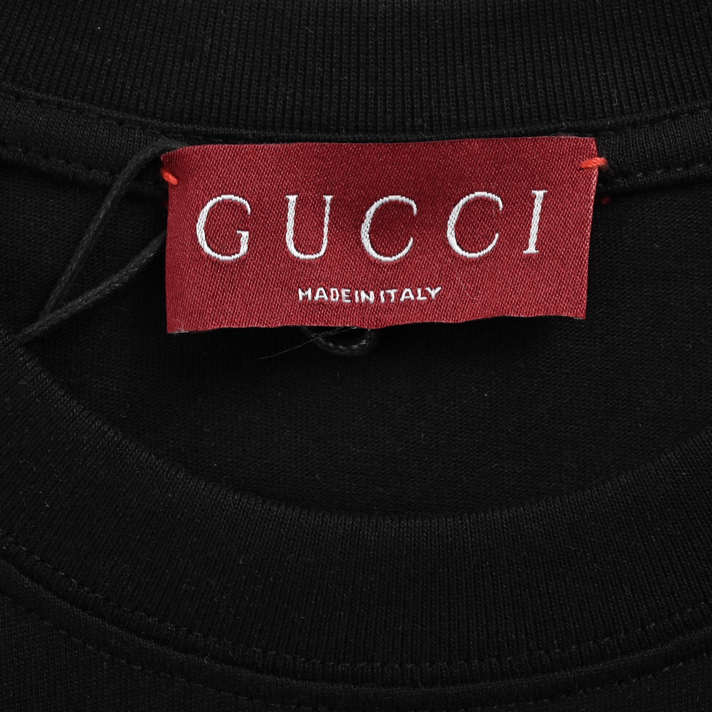 Gucci 25ss rhinestone logo short sleeve
