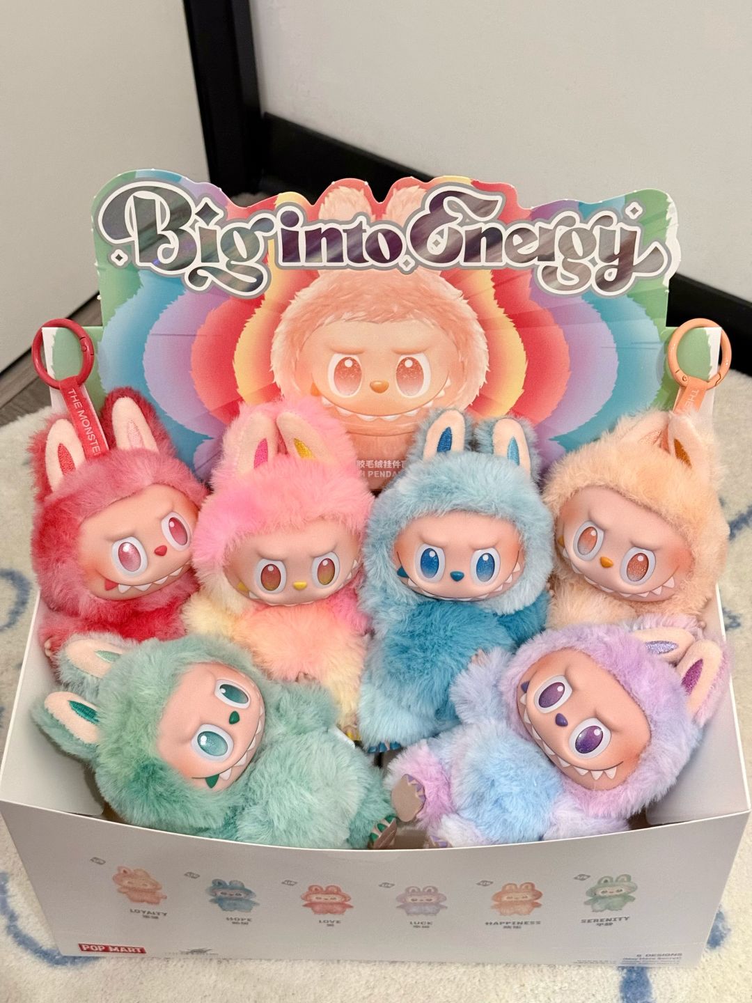 POP MART LABUBU 3.0 front high energy vinyl plush doll blind box