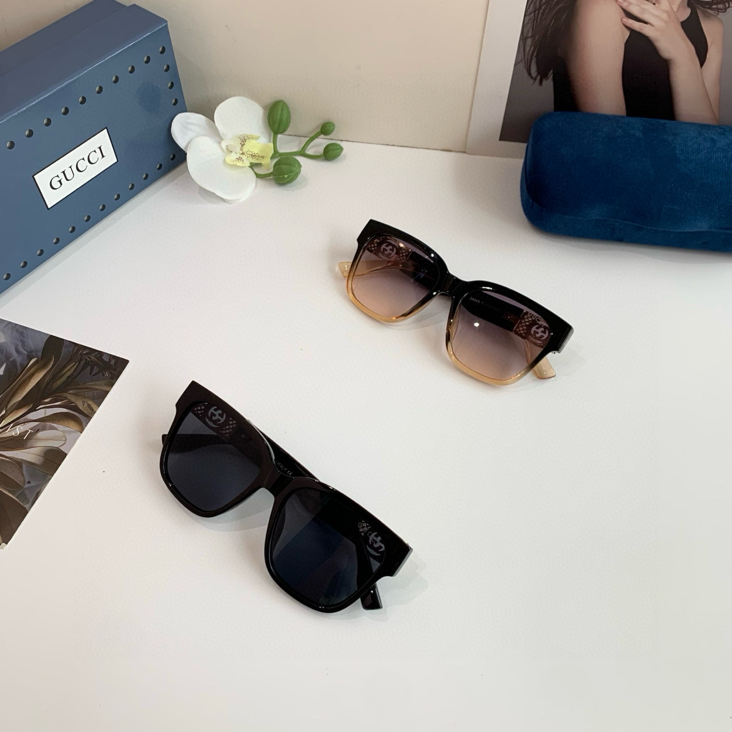 Gucci Round Frame Sunglasses