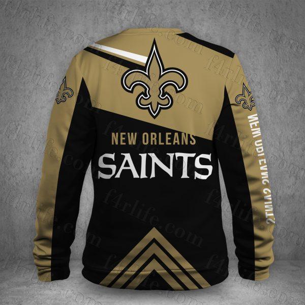 NEW ORLEANS SAINTS HOODIE PRINTED VIP 3D 04