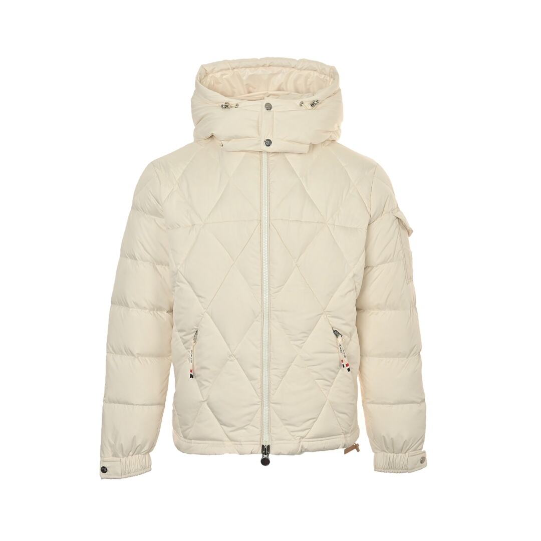 Moncler 24Fw diamond plaid goose down jacket