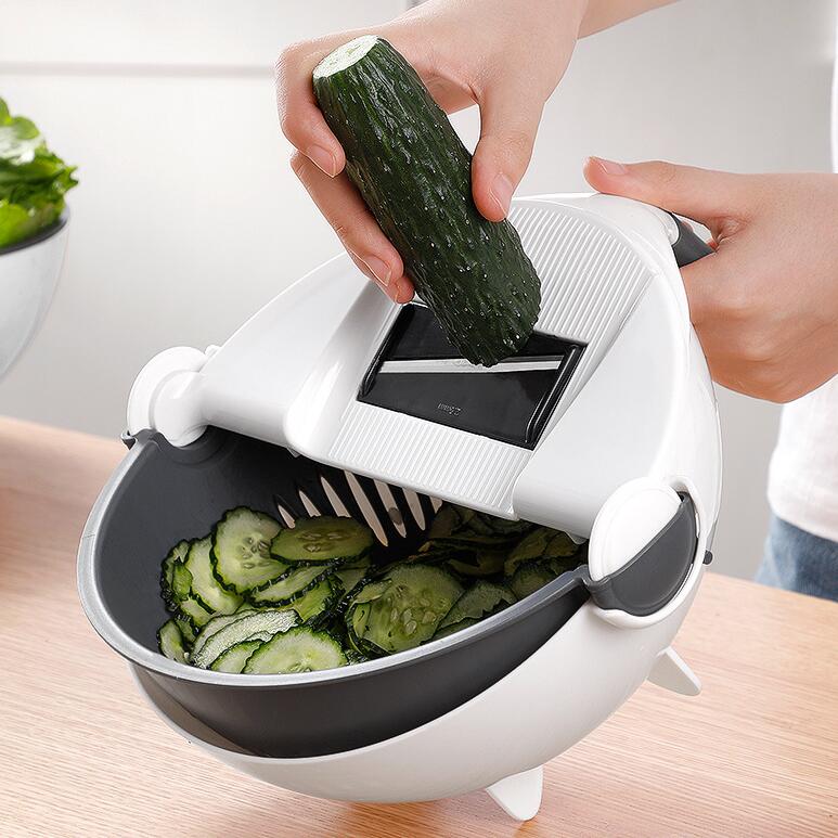 🔥HOT SALE🔥Multifunctional Vegetable Cutter With Drain Basket