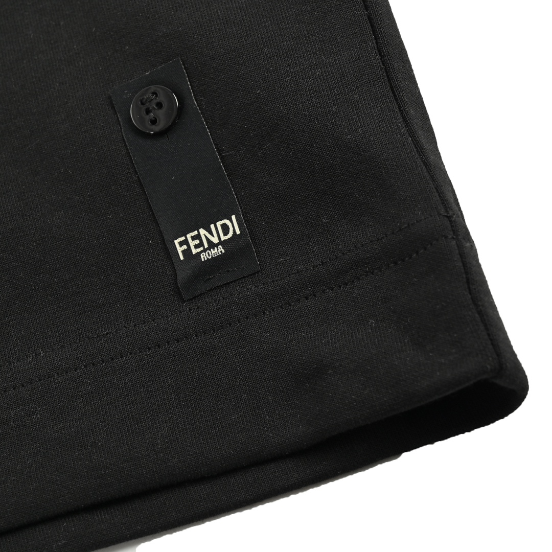 Fendi 24ss FF pocket zipper short sleeve