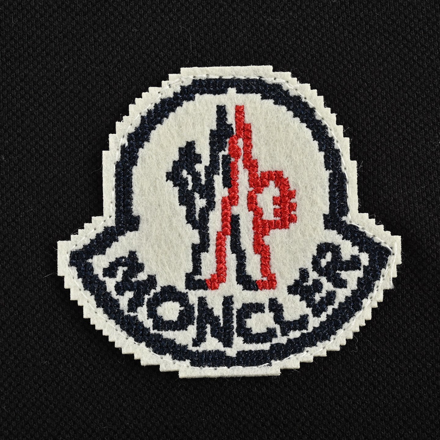 Moncler 25ss chest embroidered logo polo short sleeve