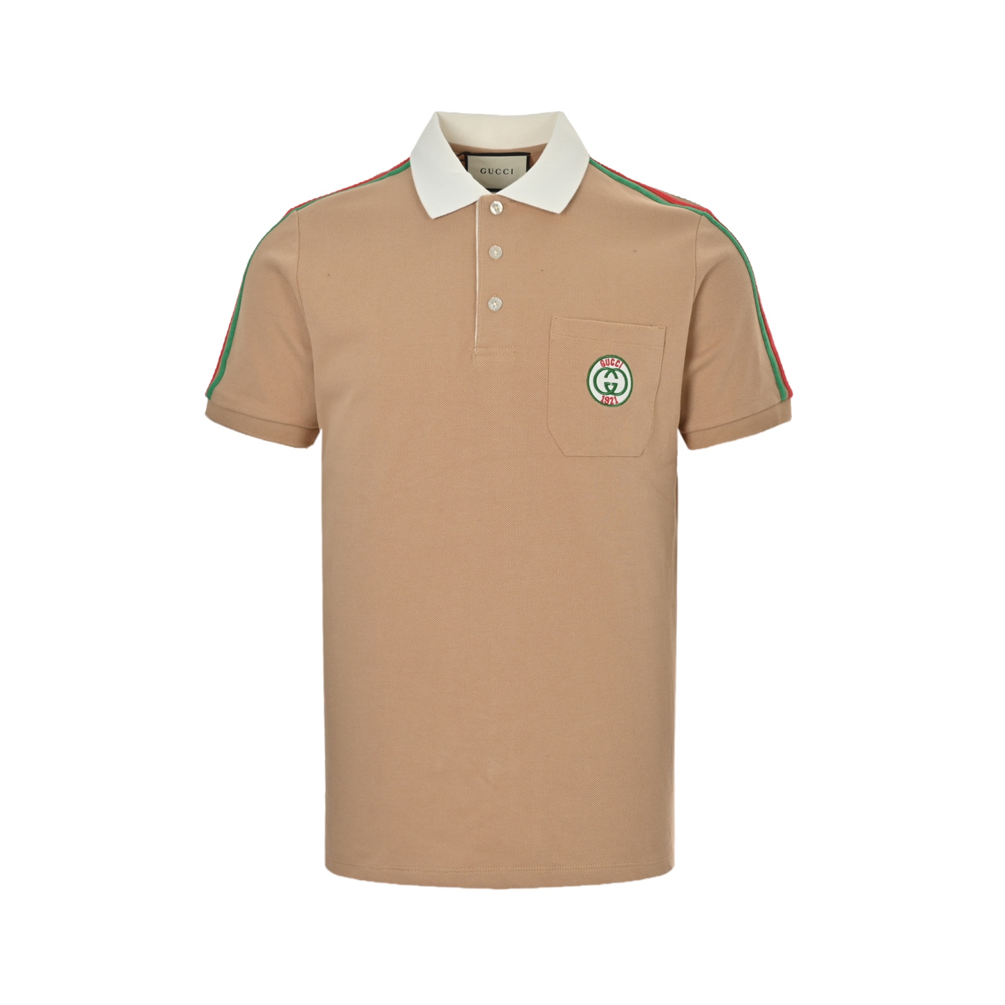 Gucci red and green striped 1921 limited edition Polo short sleeve