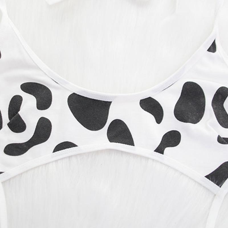 Cow Halter Bikini Lingerie Set