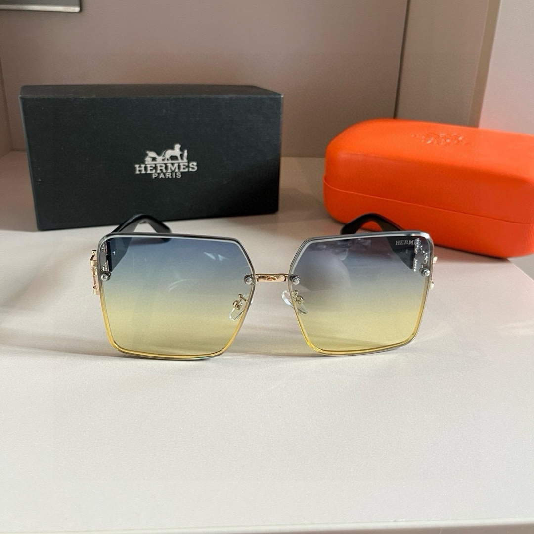 Hermes Square Frame Sunglasses