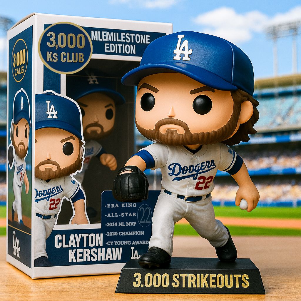 Clayton Kershaw 3000K Pop Figure
