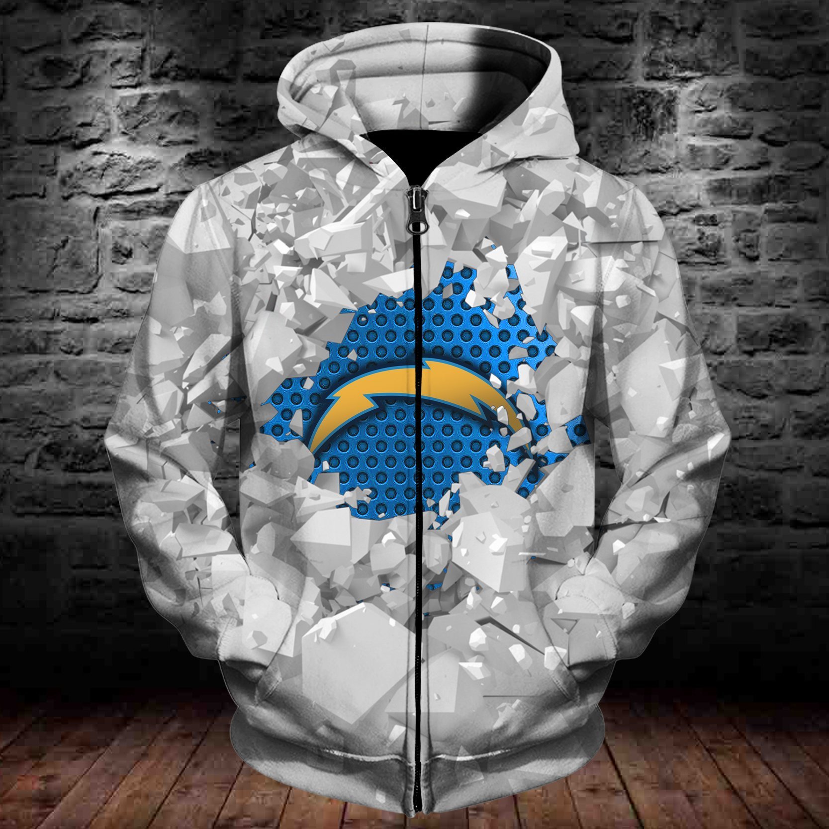 CHARGERS HOODIE 3D ICE16
