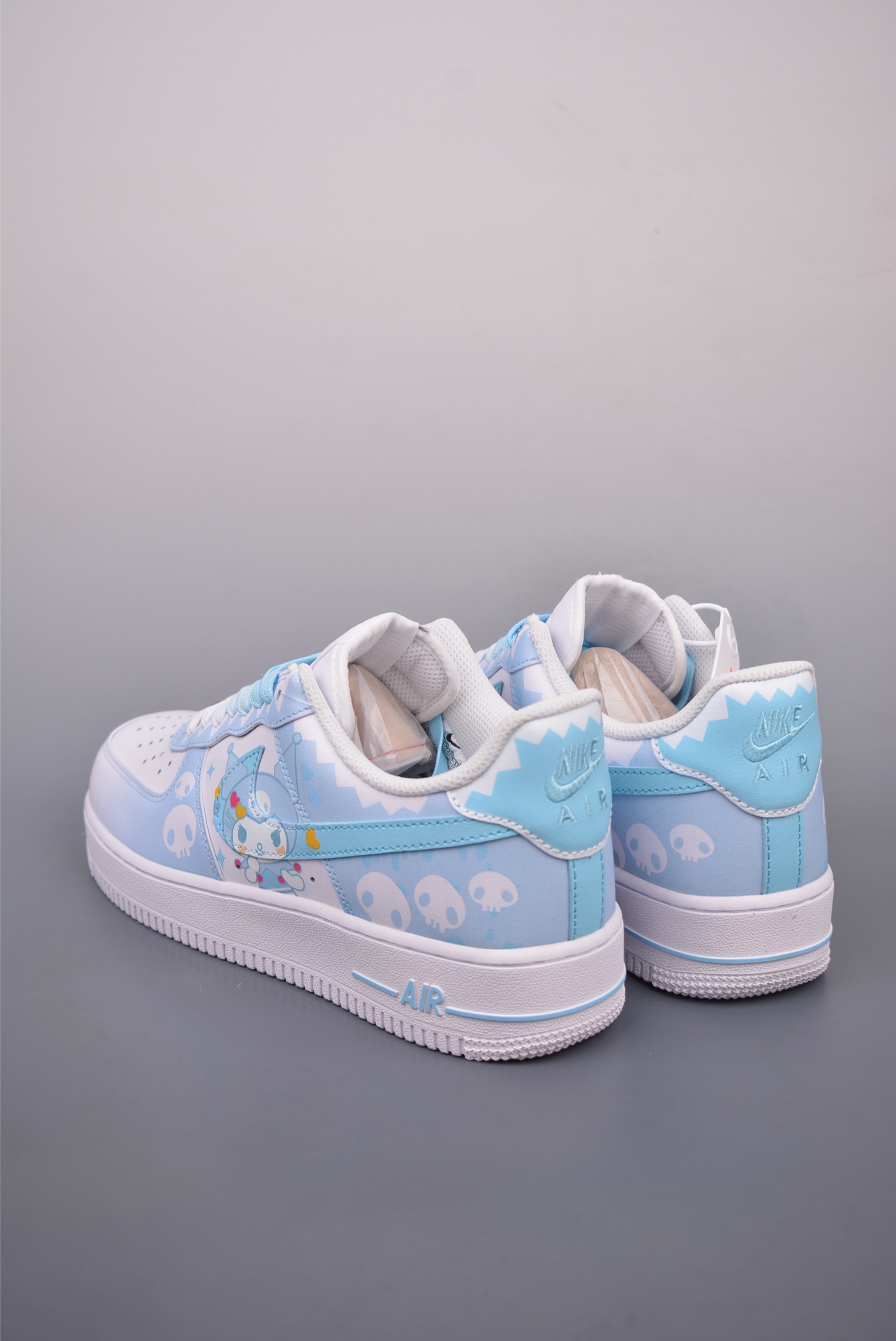 Nike Air Force 1 07 Low Little Witch Collaboration White and Blue CW2288-111