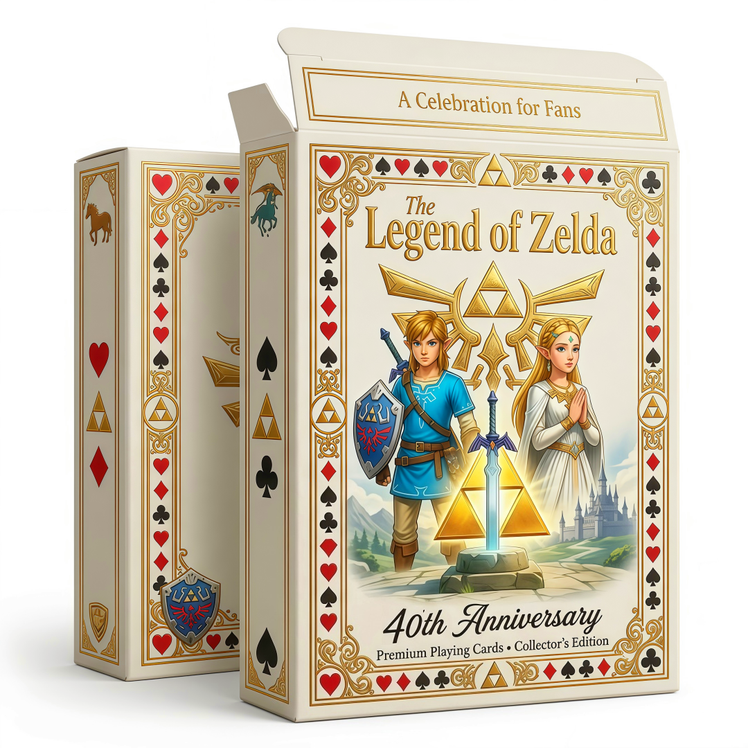 🗡️ The Legend of Zelda 40th Anniversary Playing Cards