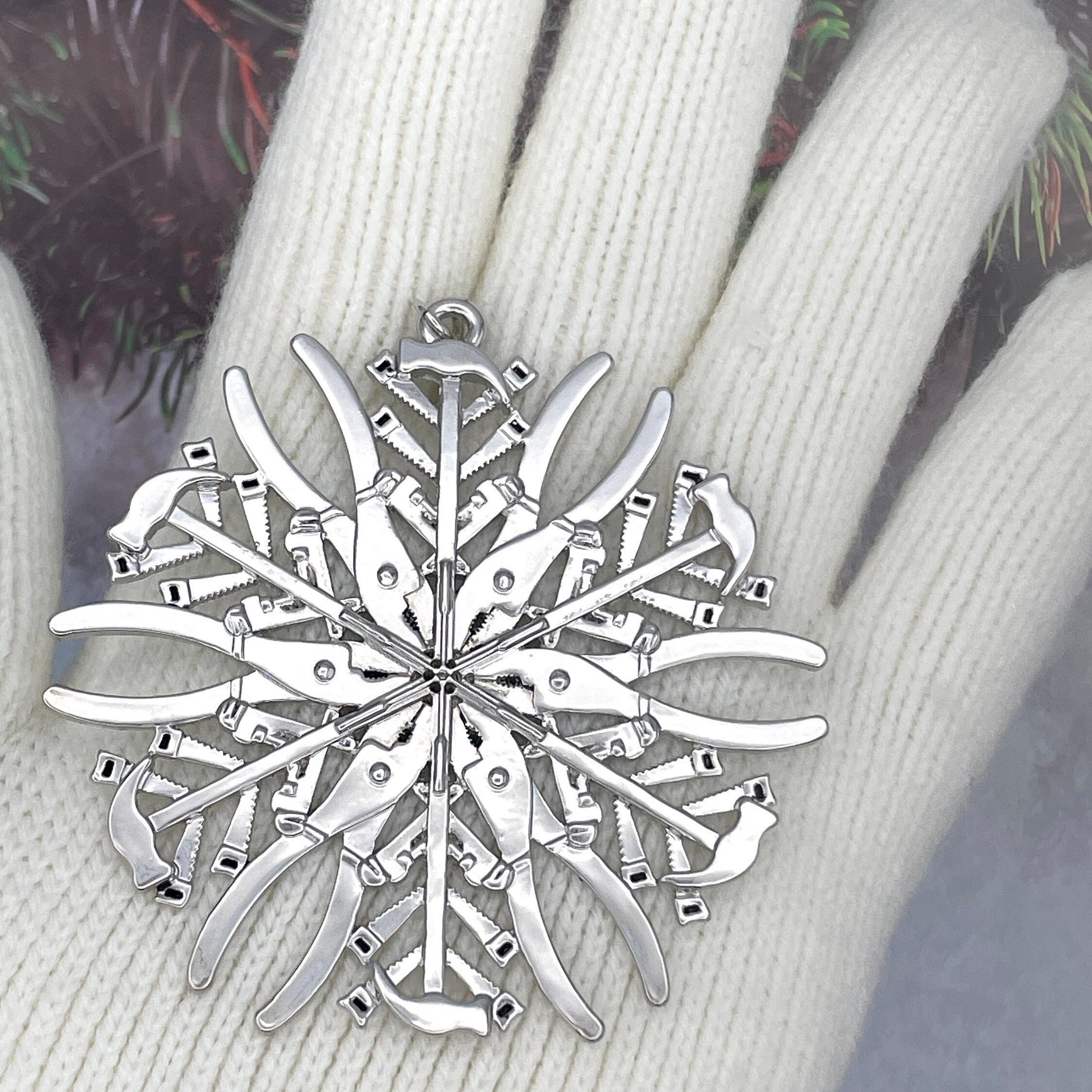 Handyman's🛠️❄️Snowflake Ornament