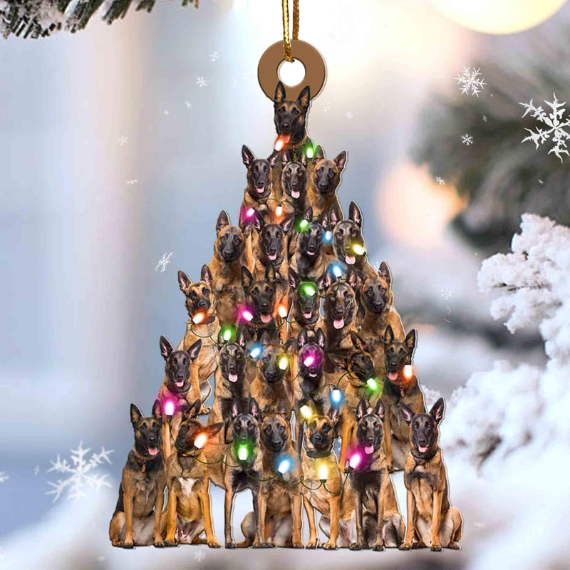 Cute puppy Christmas Ornament