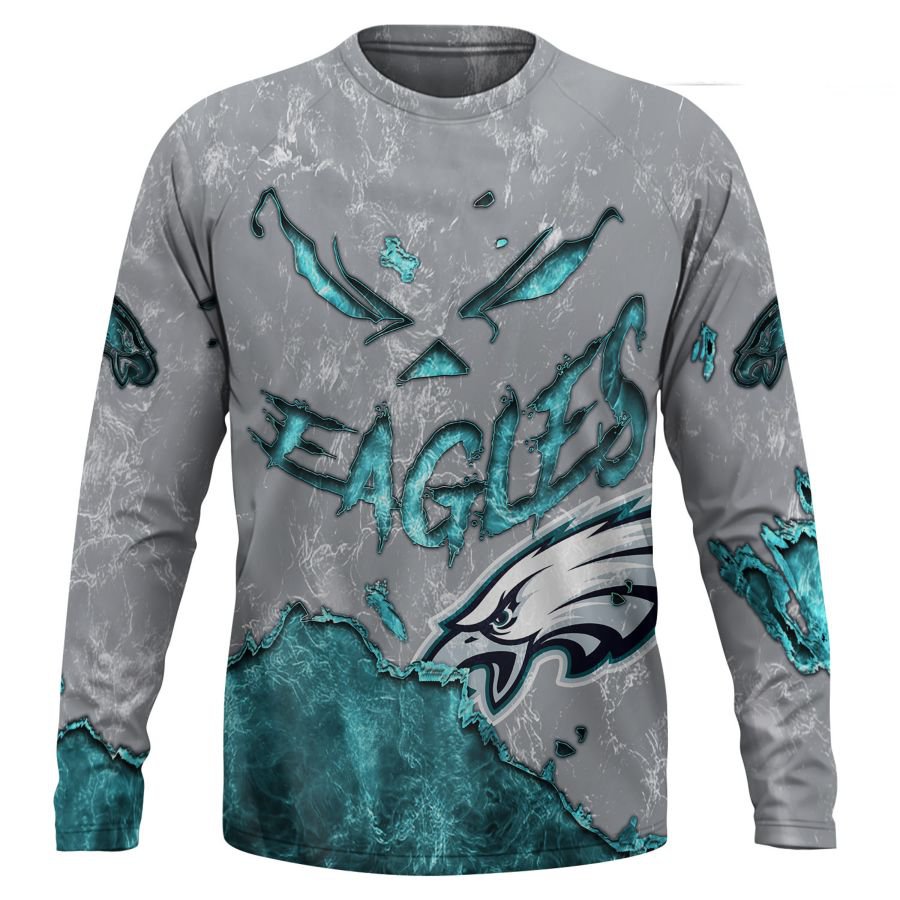 PHILADELPHIA EAGLES 3D HOODIE HALLOWEEN001