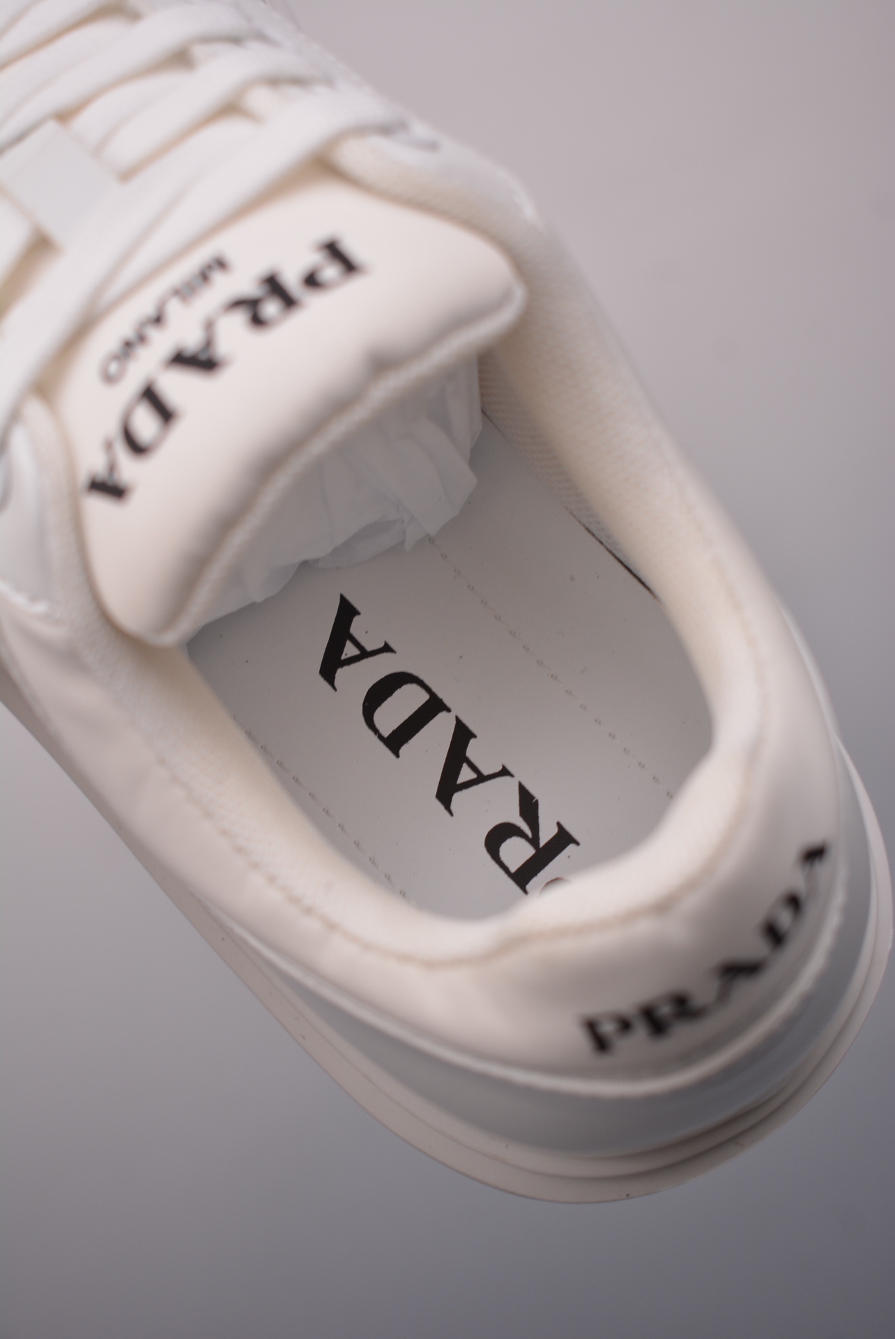 Prada Downtown Low Sneakers Bright White