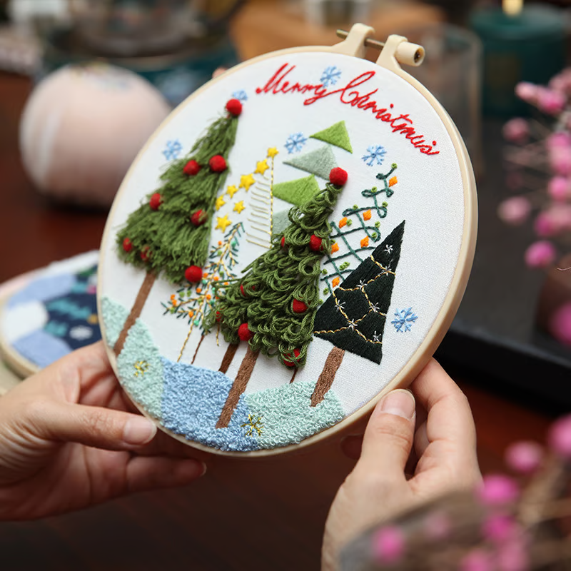 🔥Last Day 70% OFF - 🎄Perfect Gift - Christmas Embroidery (Beginners edition)
