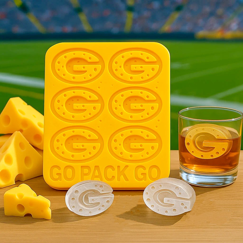 Green Bay Packers Limited-edition Cheese Ice Cube Mold