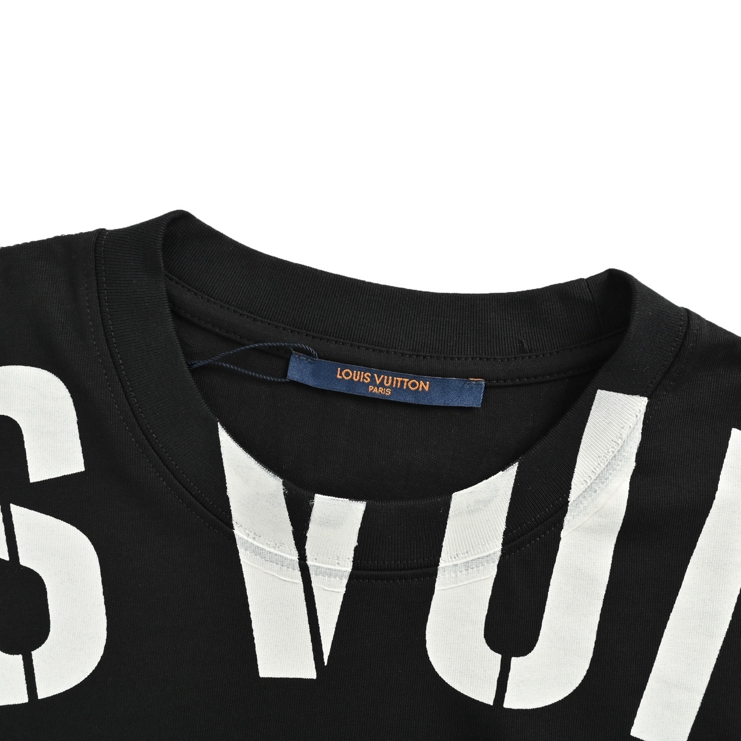 Louis Vuitton 25ss lettering logo printed short-sleeved shirt