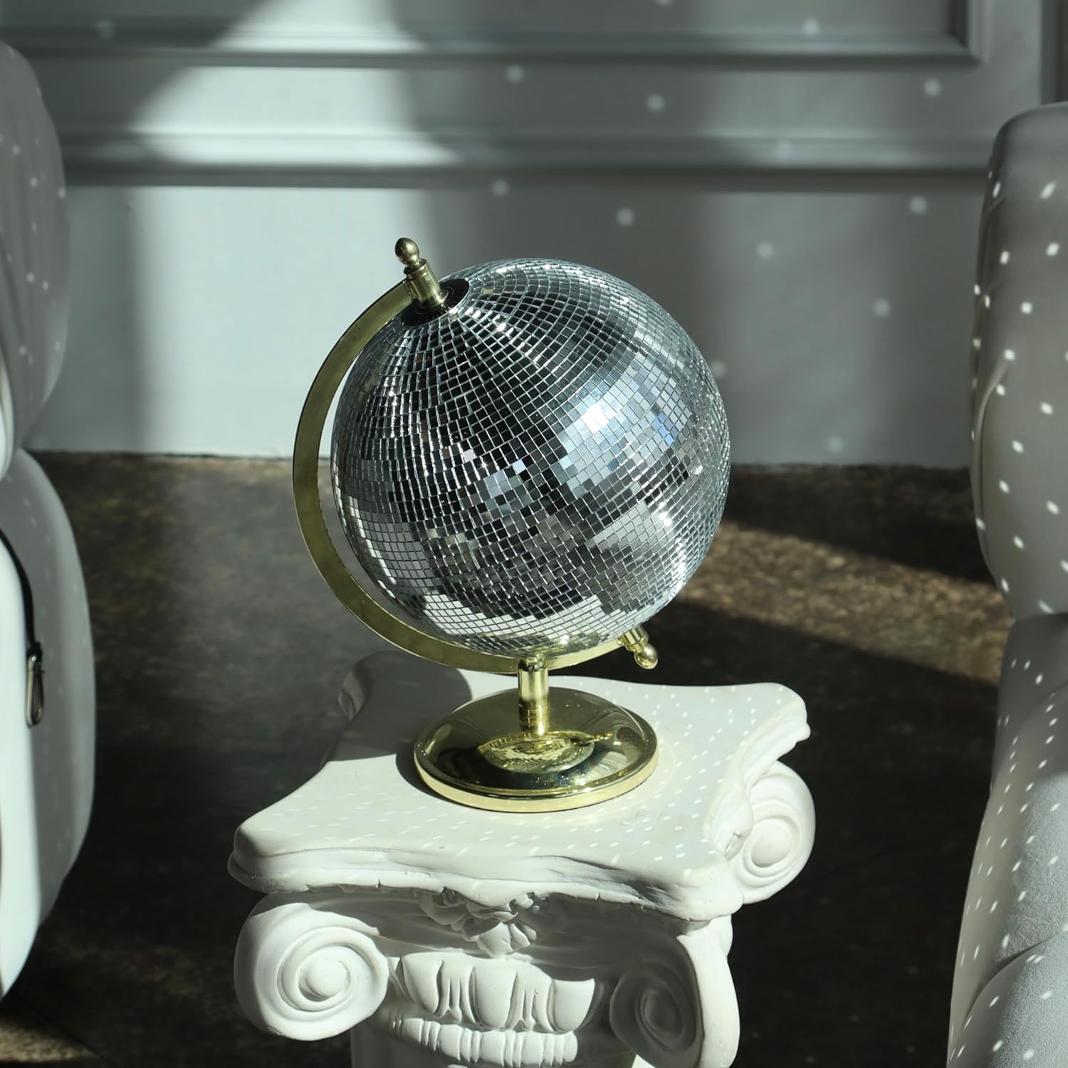 🔥ON SALE🔥Disco Ball Globe Home Decor Statues