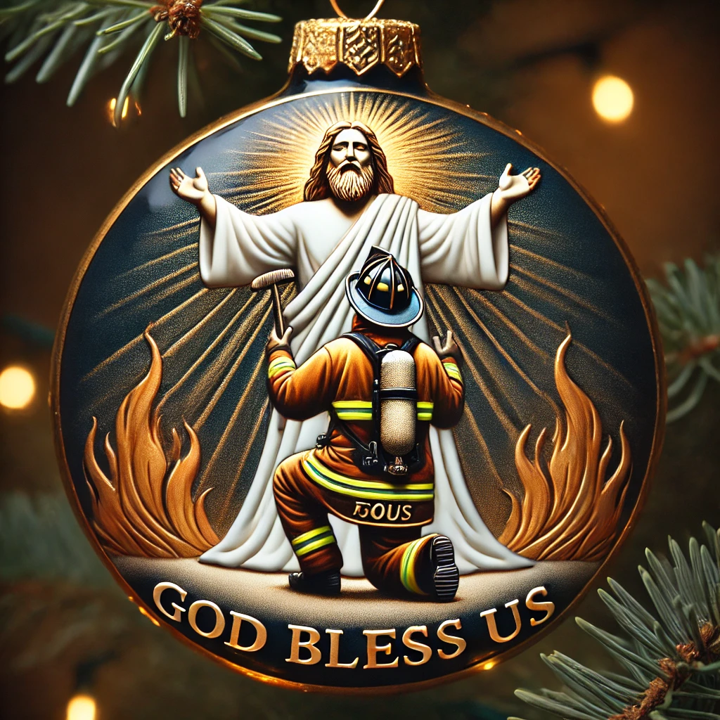 God Bless Us Ornament