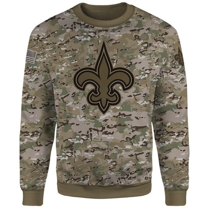 NEW ORLEANS SAINTS 3D HOODIE NNOS004