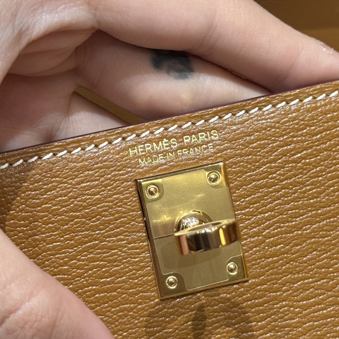 Hermès Kelly Mini 2 37Gold Handbag (Handmade to Order)