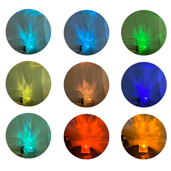 (🌲XMAS Hot Sale- 50% OFF)Dynamic water ripple night light-BUY 2 GET 3% OFF FREE SHIPPING