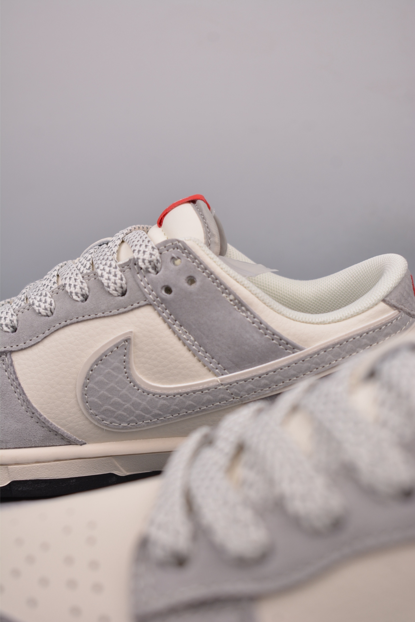 Stussy x Nike By You SB Dunk Low Year of the Snake Beige and Gray XX3168-117