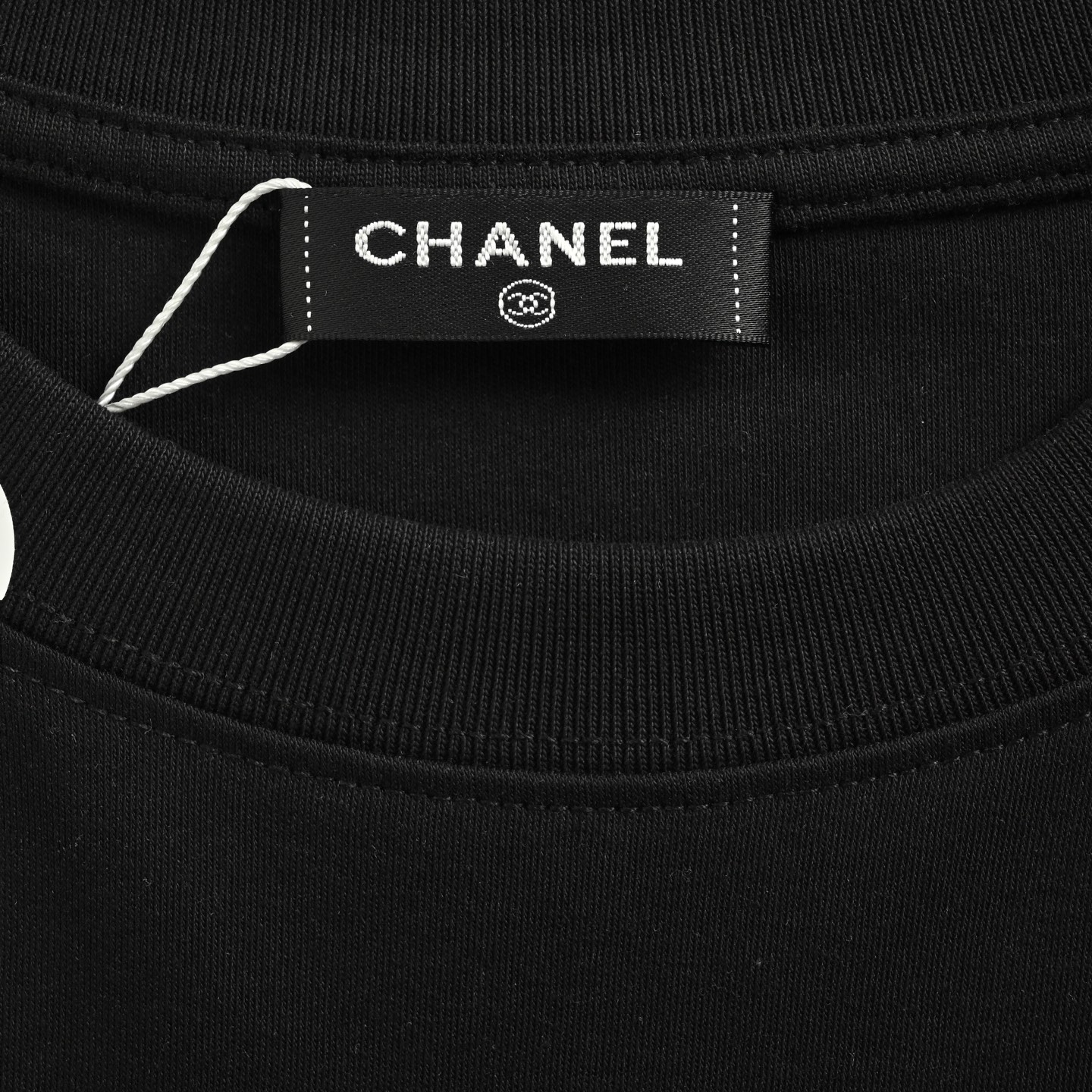Chanel 25ss neckline double C embossed print short sleeves