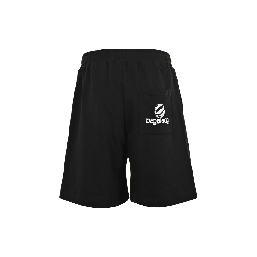Balenciaga 24ss CROPPED football print shorts