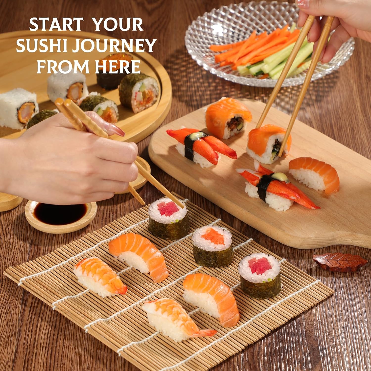 🔥Last Day Sale 50% OFF🔥Amazing Kitchem Finds- 15/24 in 1 Sushi Kit