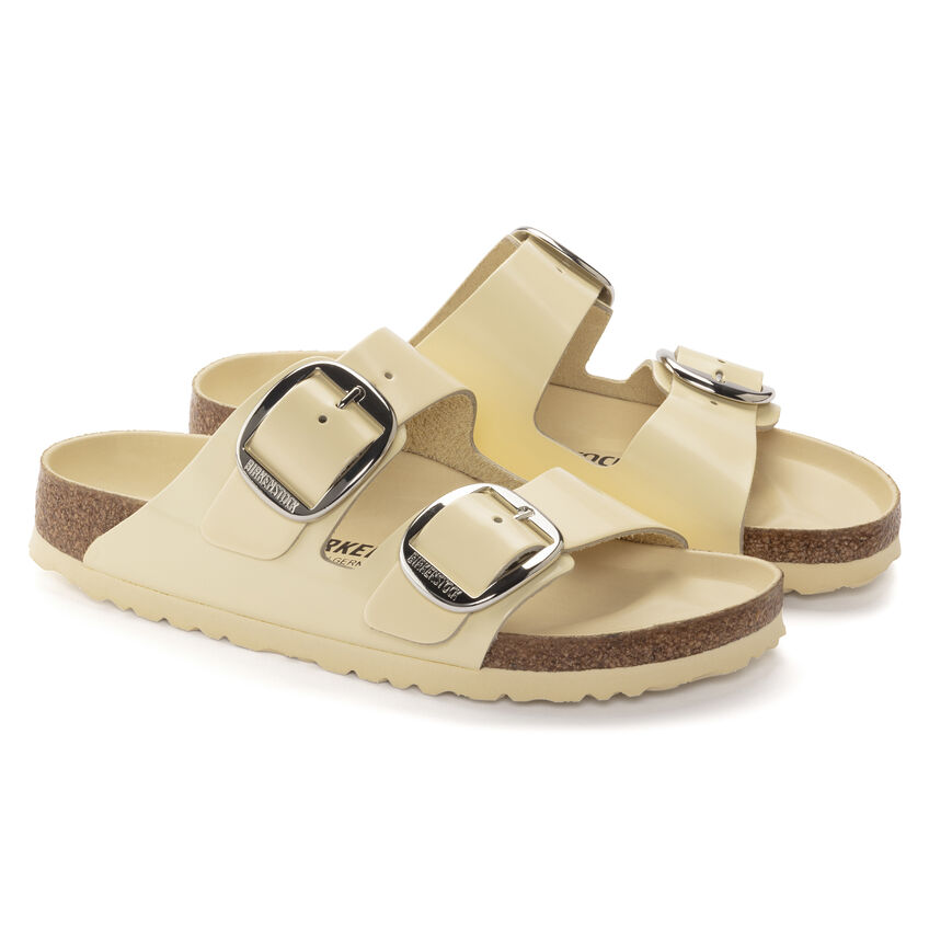 Arizona Big Buckle Natural Leather Patent B-82948