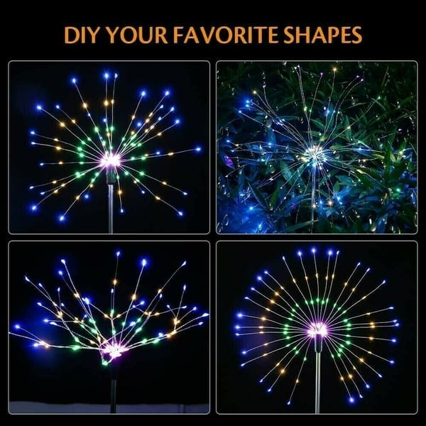 [ 70% OFF Sale Ends In Today]- Waterproof  Solar Garden  Fireworks Lamp
