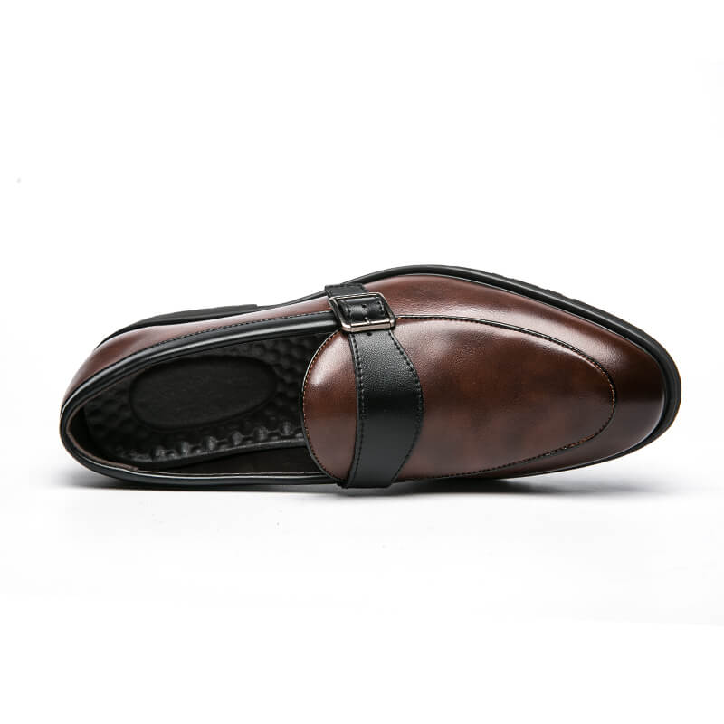 Men's Casual Pointed Toe Leather Shoes